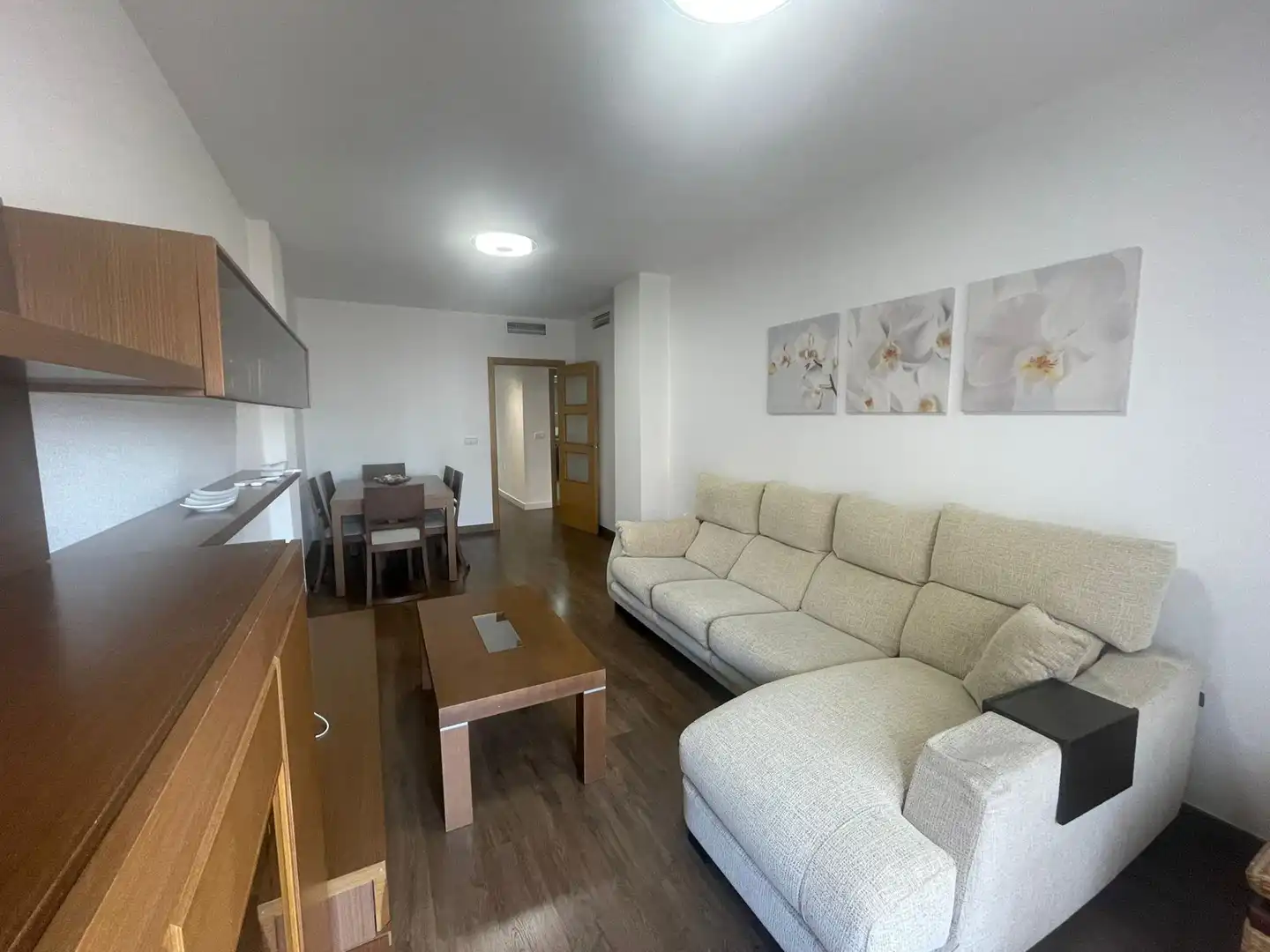 Living room of Flat for rent in Murcia  with Air Conditioner, Storage room and Furnished