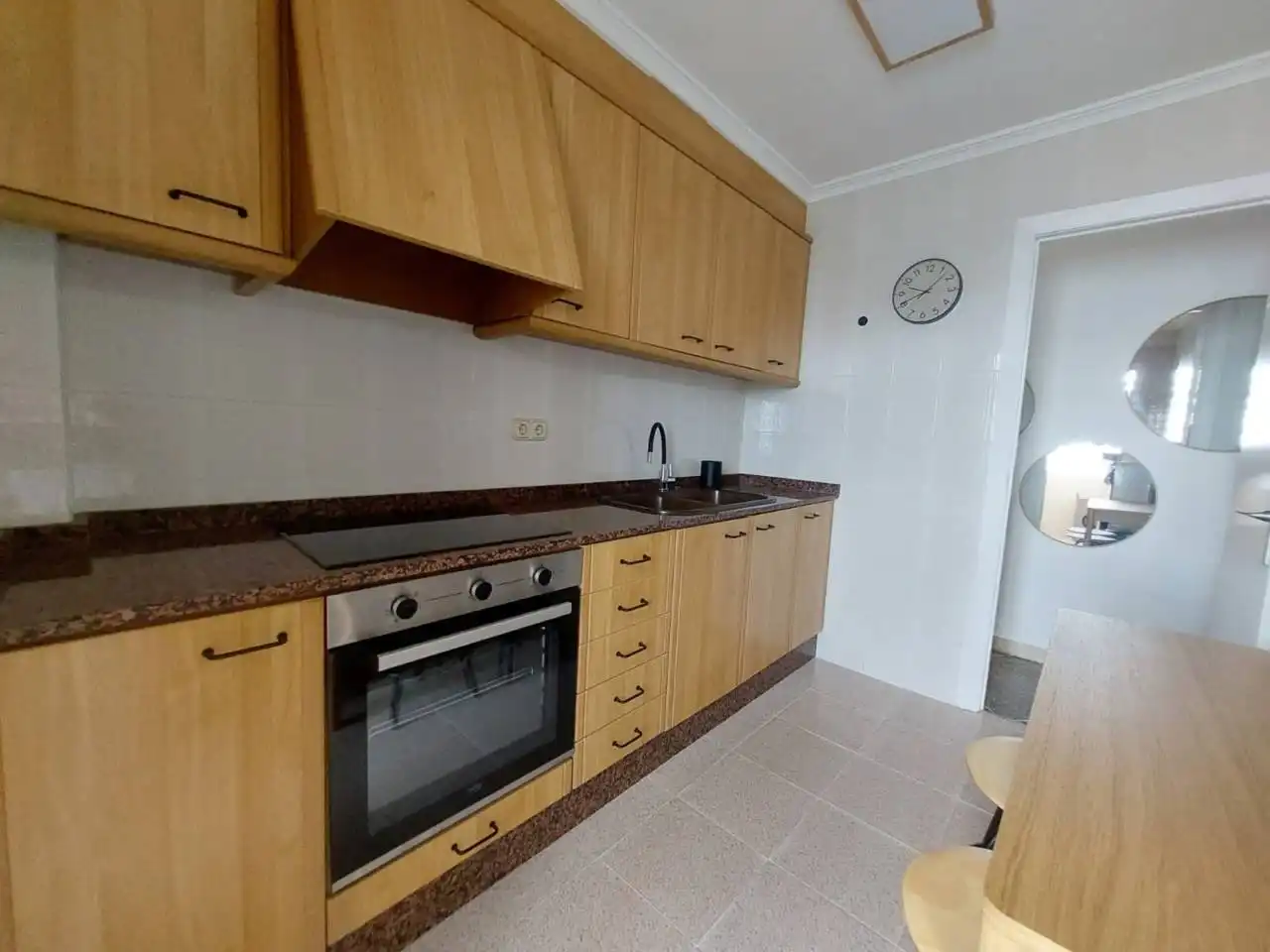 Cocina de Piso de alquiler en Sueca con Aire acondicionado, Terraza y Amueblado