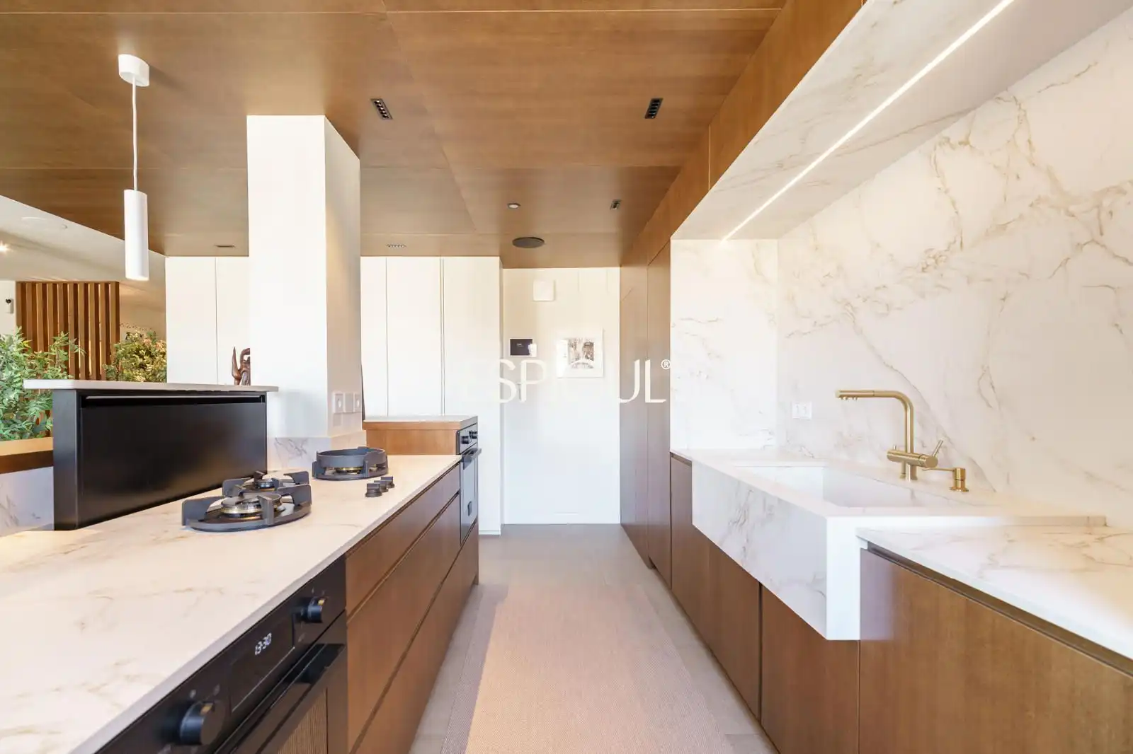 Kitchen of Attic for sale in Barcelona  with Air Conditioner, Heating and Parquet flooring