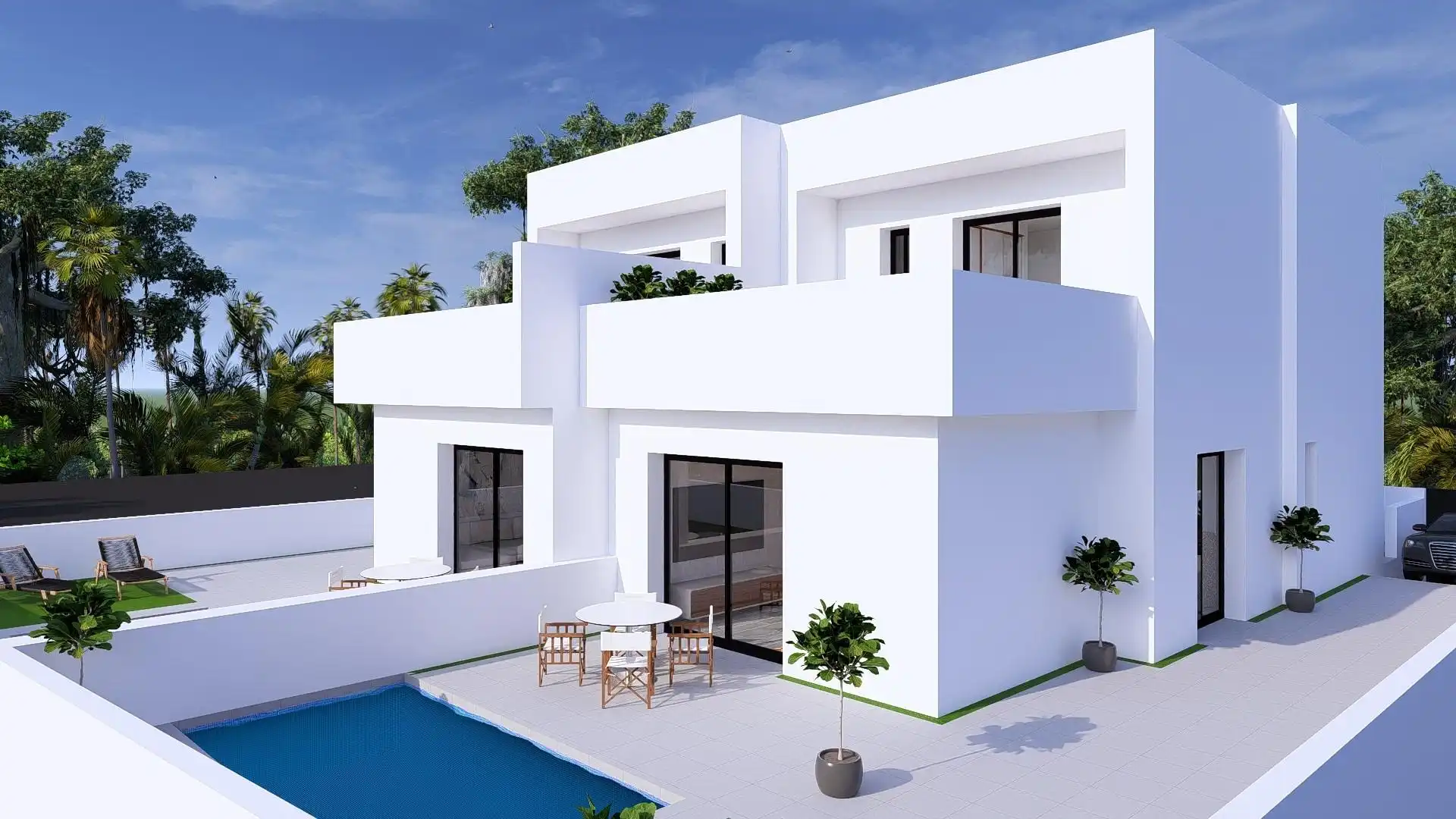 Casa bifamiliare con piscina in vendita a Daya Nueva