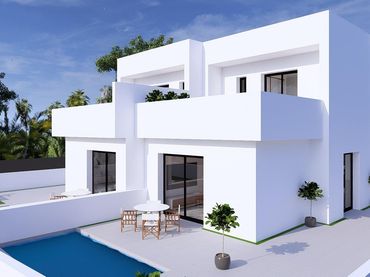 Maison jumelée avec piscine à vendre à Daya Nueva