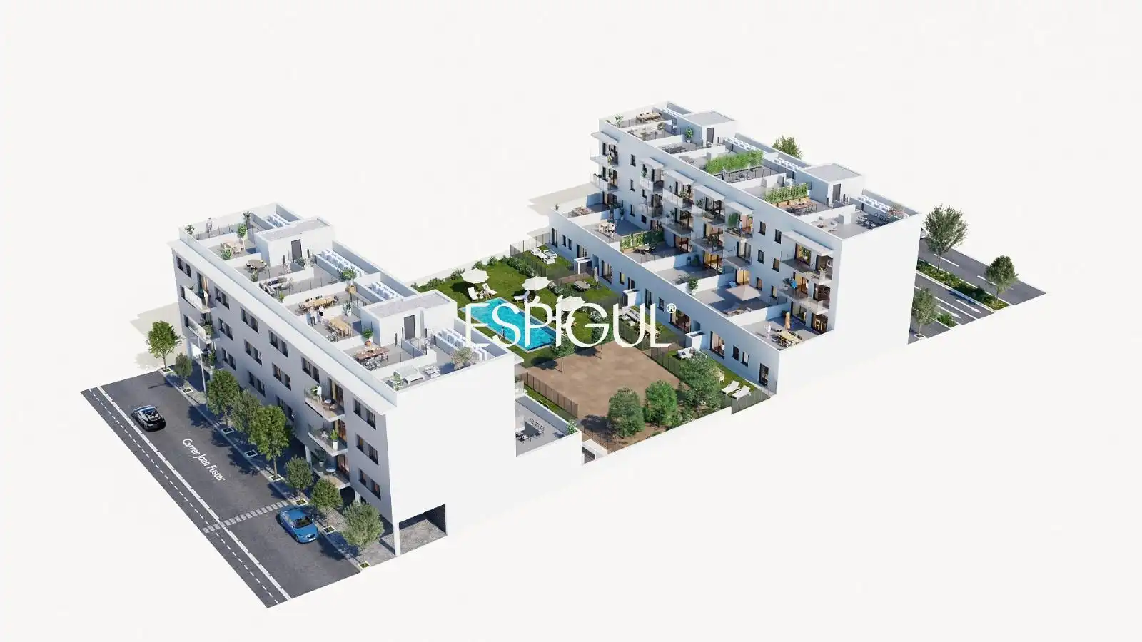 Vista exterior de Piso en venta en Sarrià de Ter con Calefacción, Terraza y Trastero