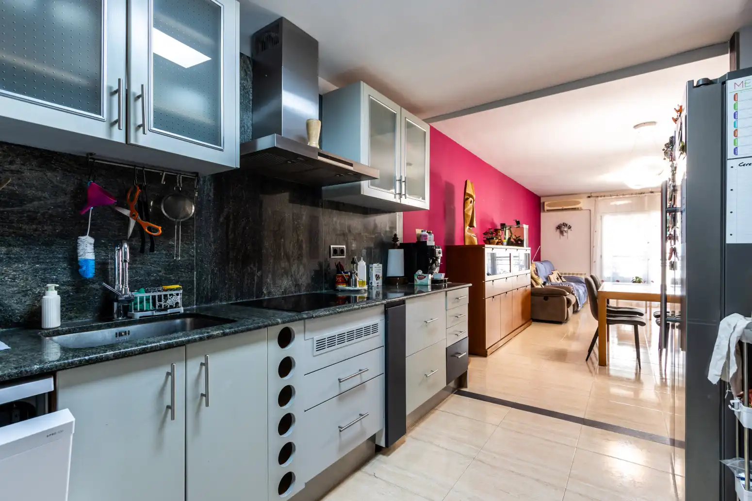 Kitchen of Flat for sale in Terrassa  with Air Conditioner, Heating and Parquet flooring
