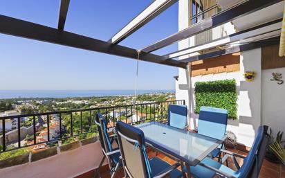 Terrassa de Apartament en venda en Mijas amb Aire condicionat, Terrassa i Piscina