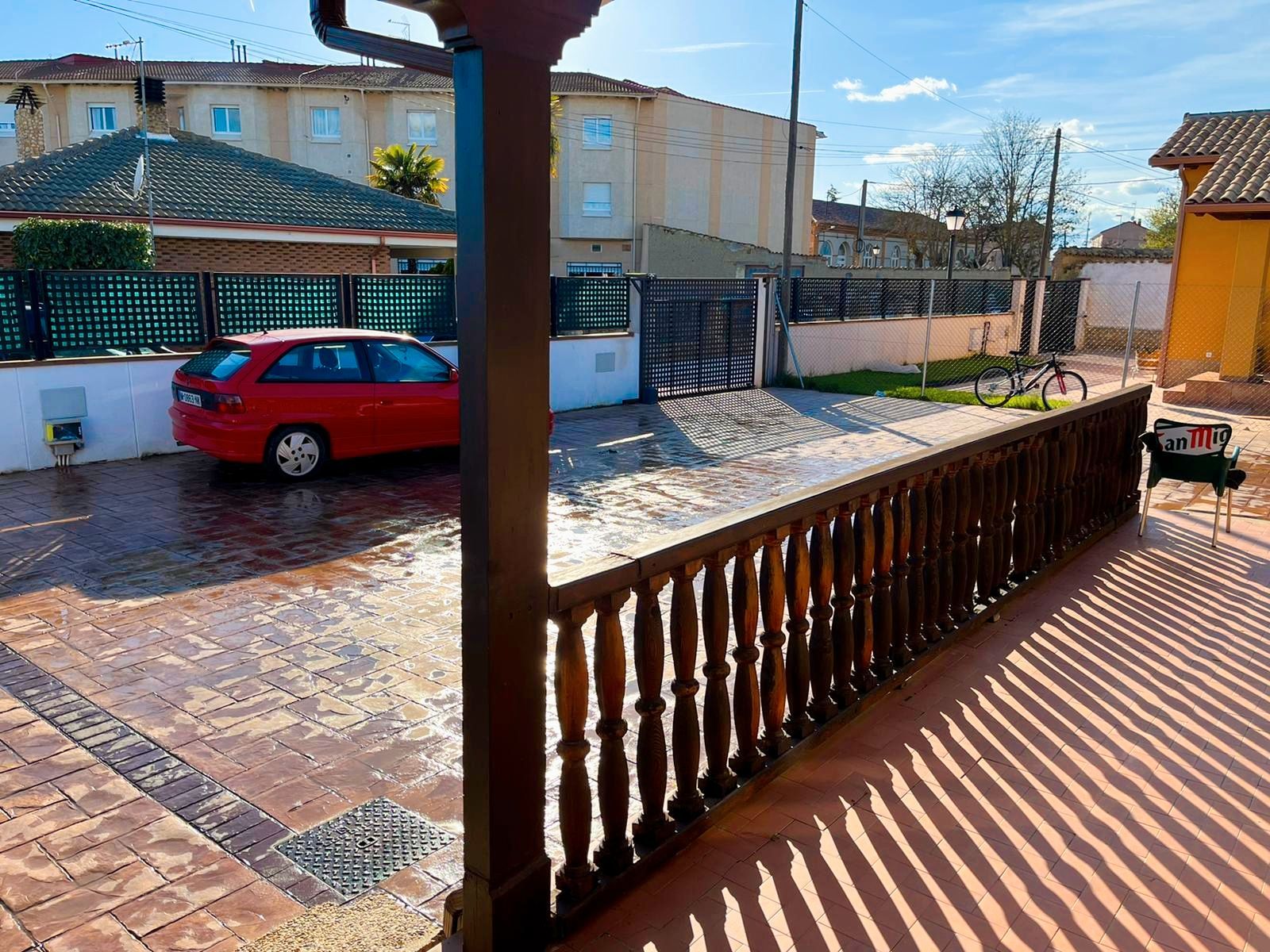 Terrassa de Casa o xalet en venda en Grijota amb Calefacció, Jardí privat i Parquet