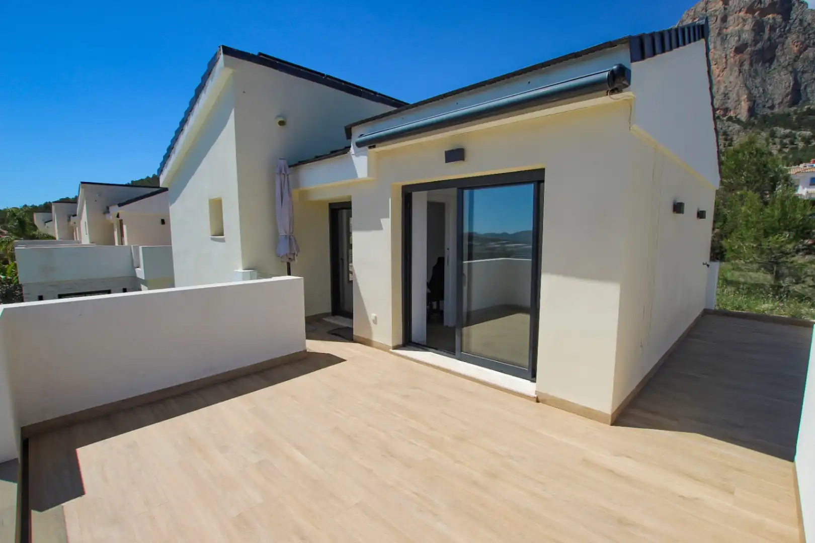 Terraza de Casa o chalet en venta en Polop con Aire acondicionado, Jardín privado y Terraza