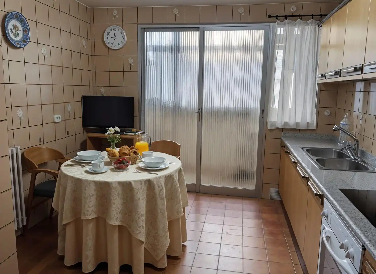 Küche von Wohnung zum Verkauf in Albacete mit Balkon