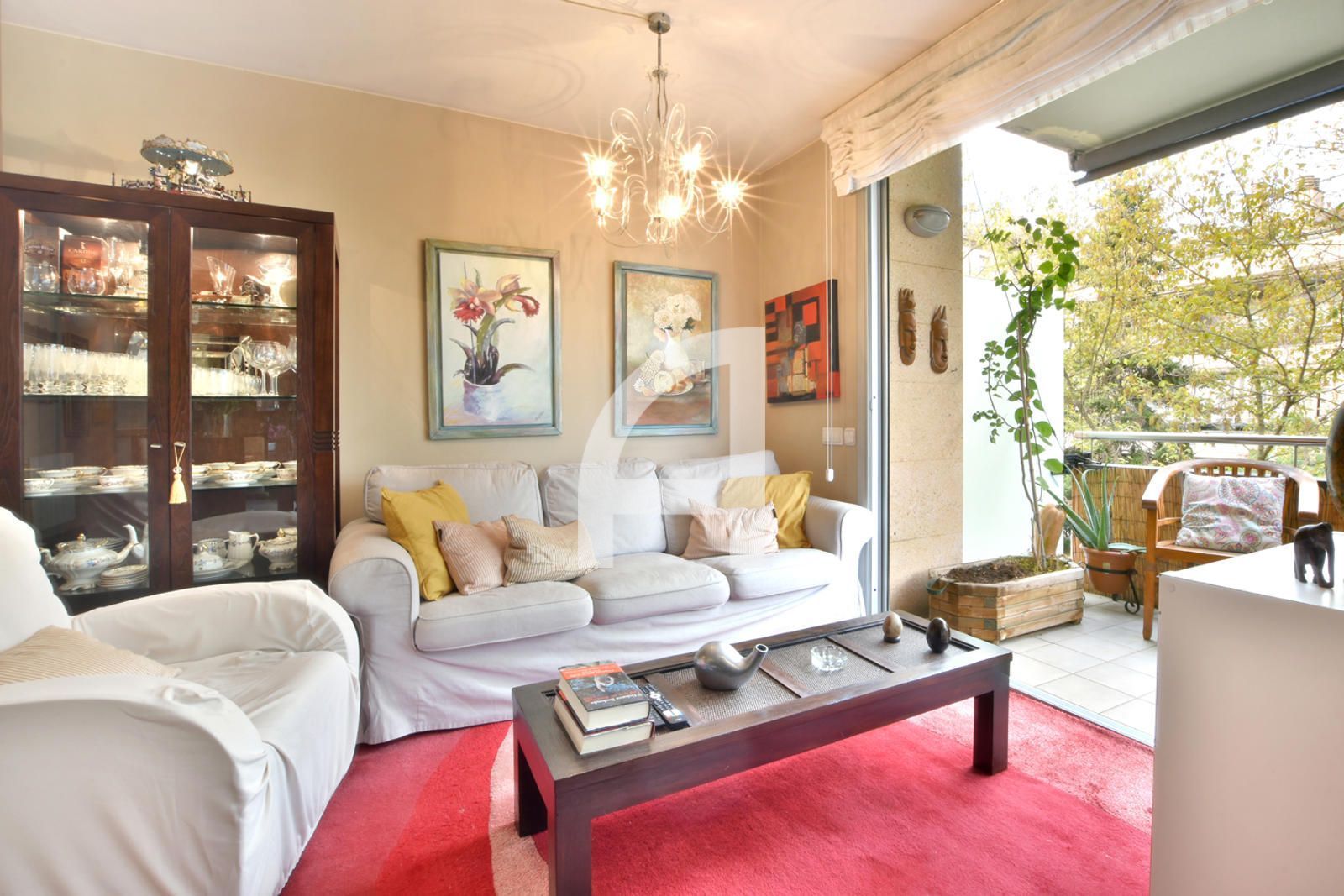 Living room of Flat for sale in Les Franqueses del Vallès  with Air Conditioner, Heating and Parquet flooring