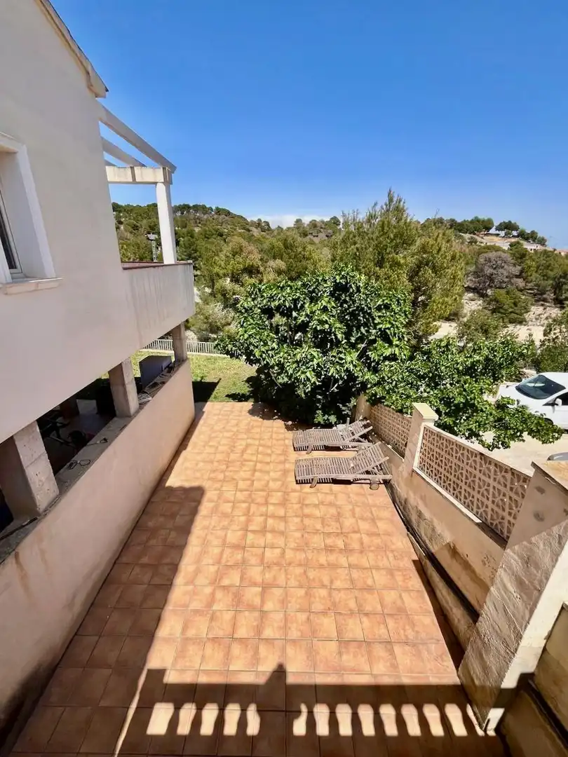 Terrassa de Casa o xalet en venda en L'Alfàs del Pi amb Aire condicionat, Jardí privat i Terrassa