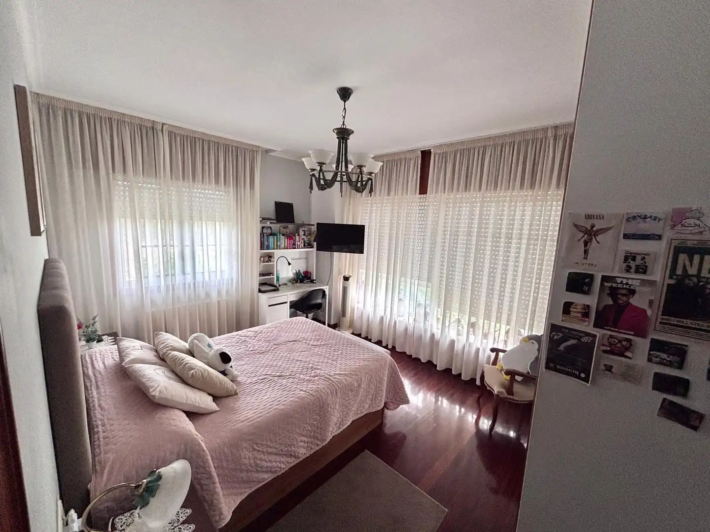 Schlafzimmer von Haus oder Chalet zum Verkauf in Lalín mit Heizung, Privatgarten und Parkett