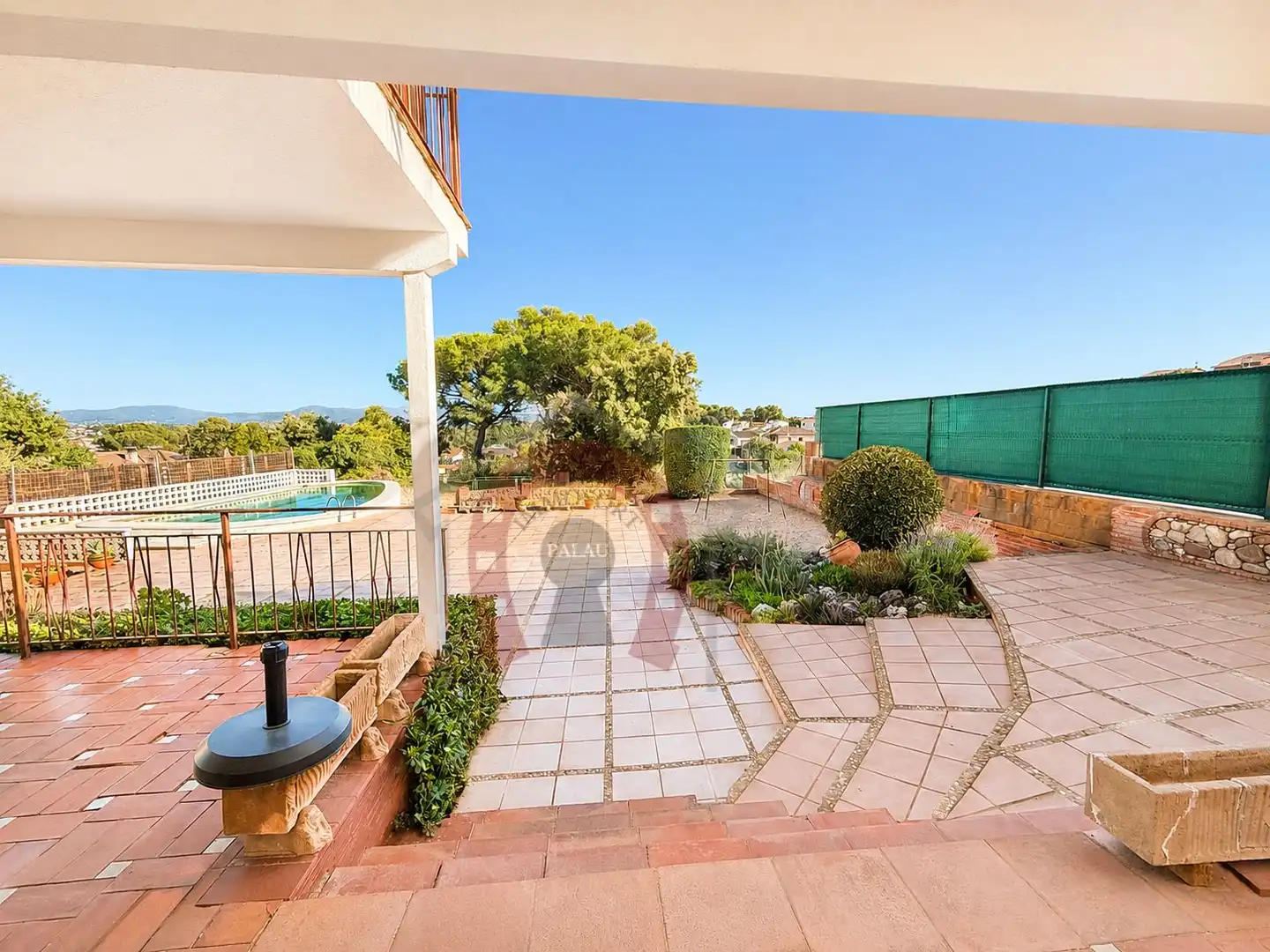 Terrassa de Casa o xalet en venda en Palau-solità i Plegamans amb Jardí privat, Terrassa i Piscina