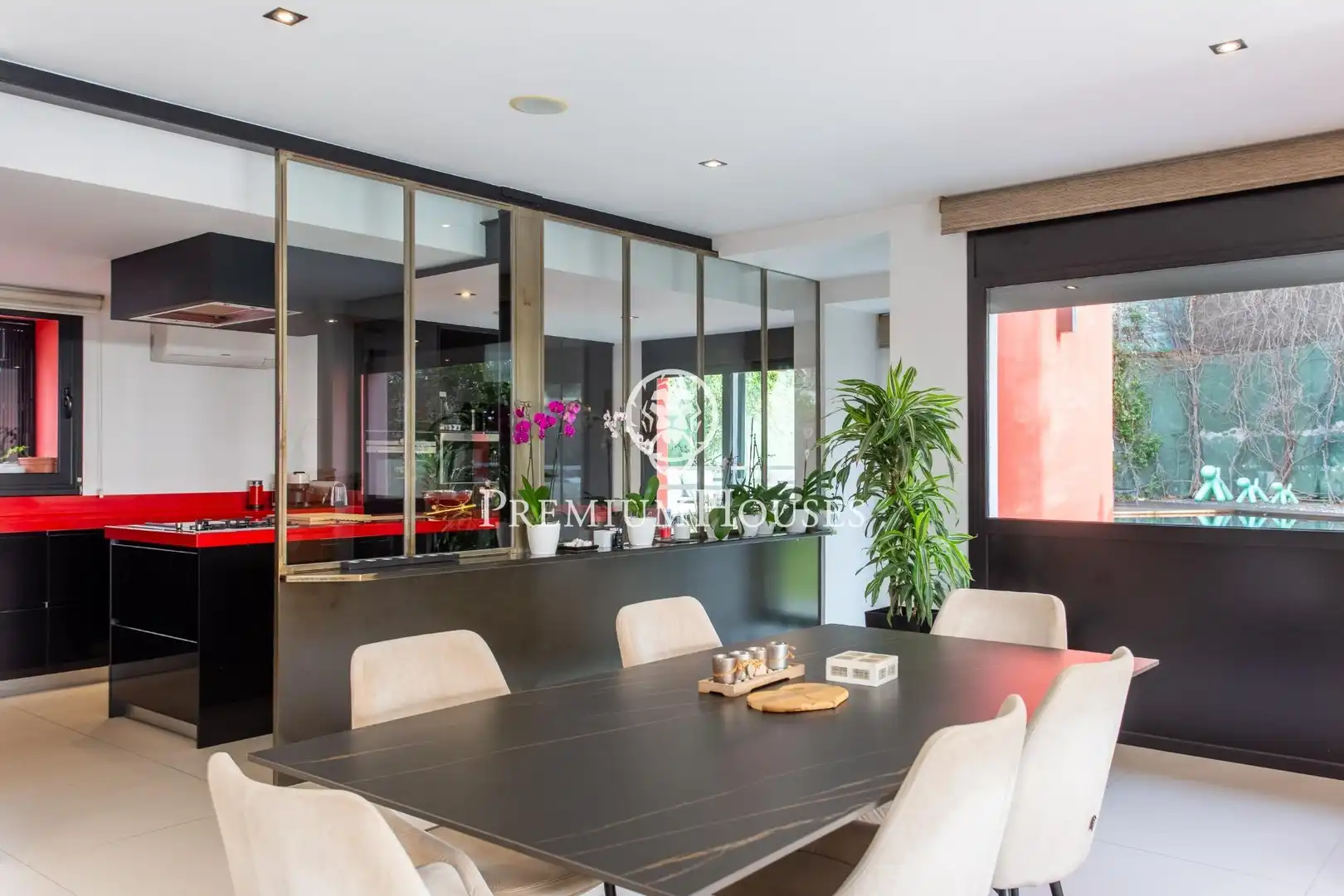 Dining room of Houses for rent in Cabrils  with Air Conditioner, Heating and Private garden