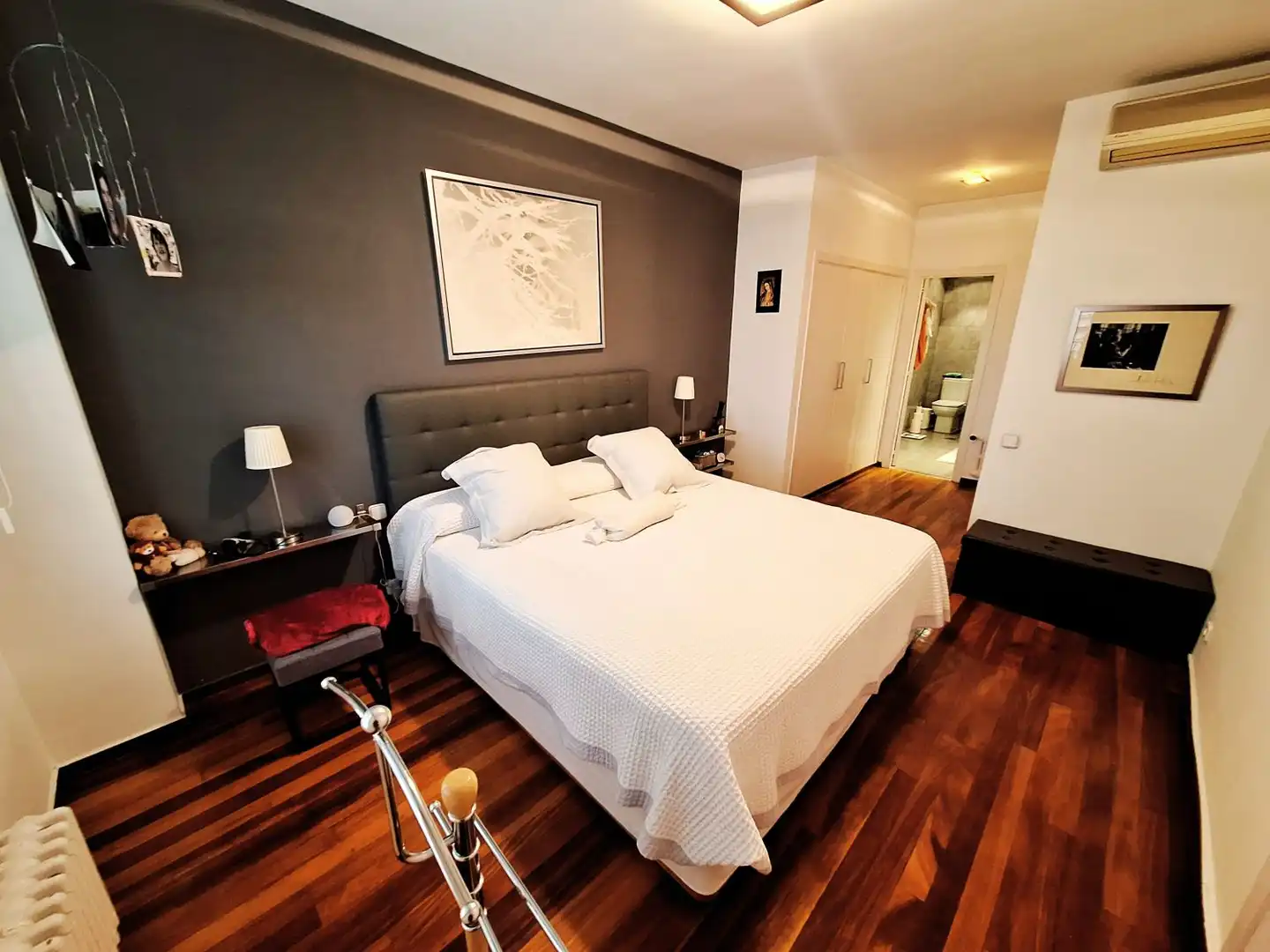 Bedroom of Flat for rent in Madrid  with Air Conditioner, Heating and Furnished