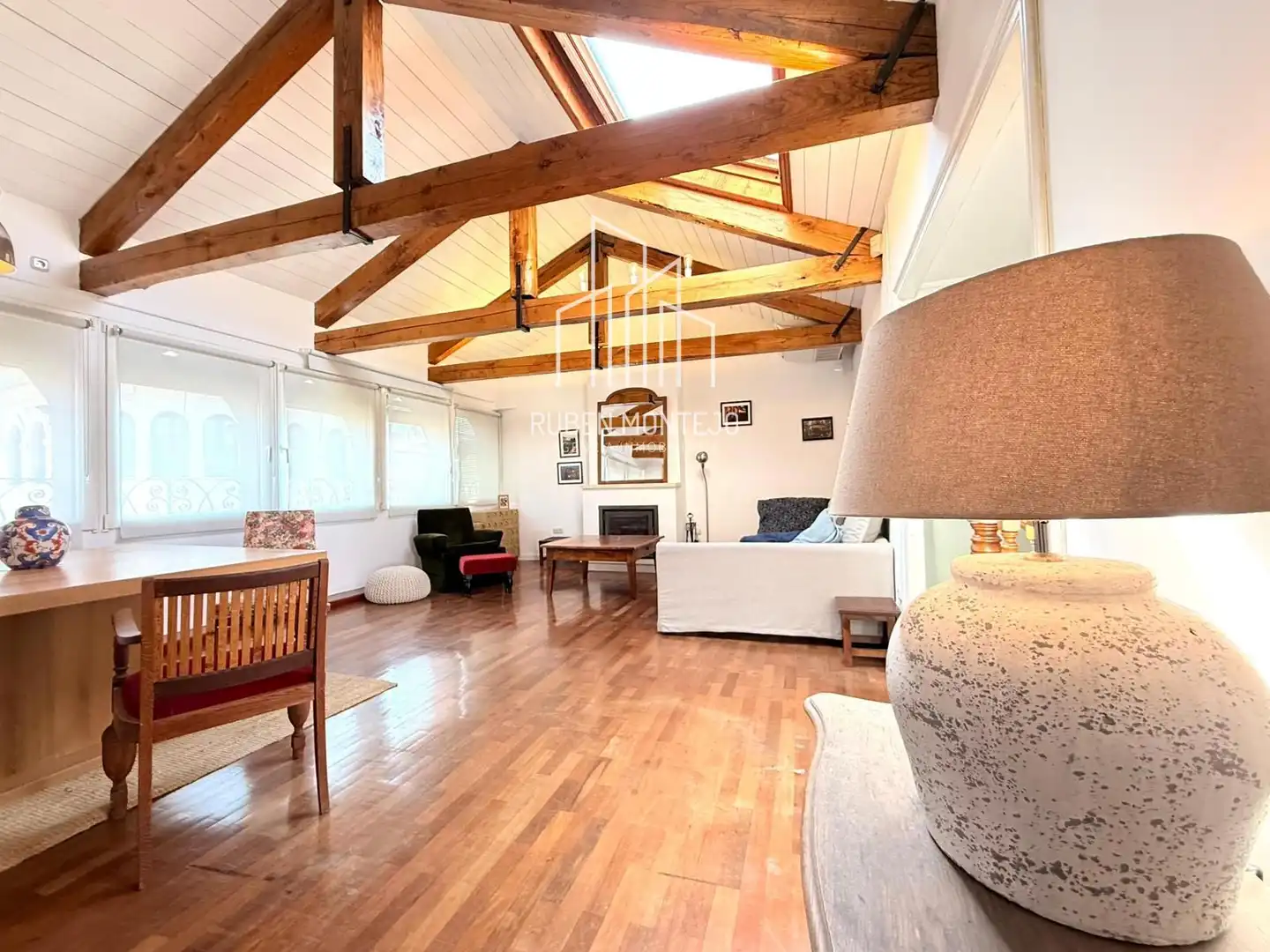 Living room of Attic for rent in Salamanca  with Air Conditioner, Heating and Terrace