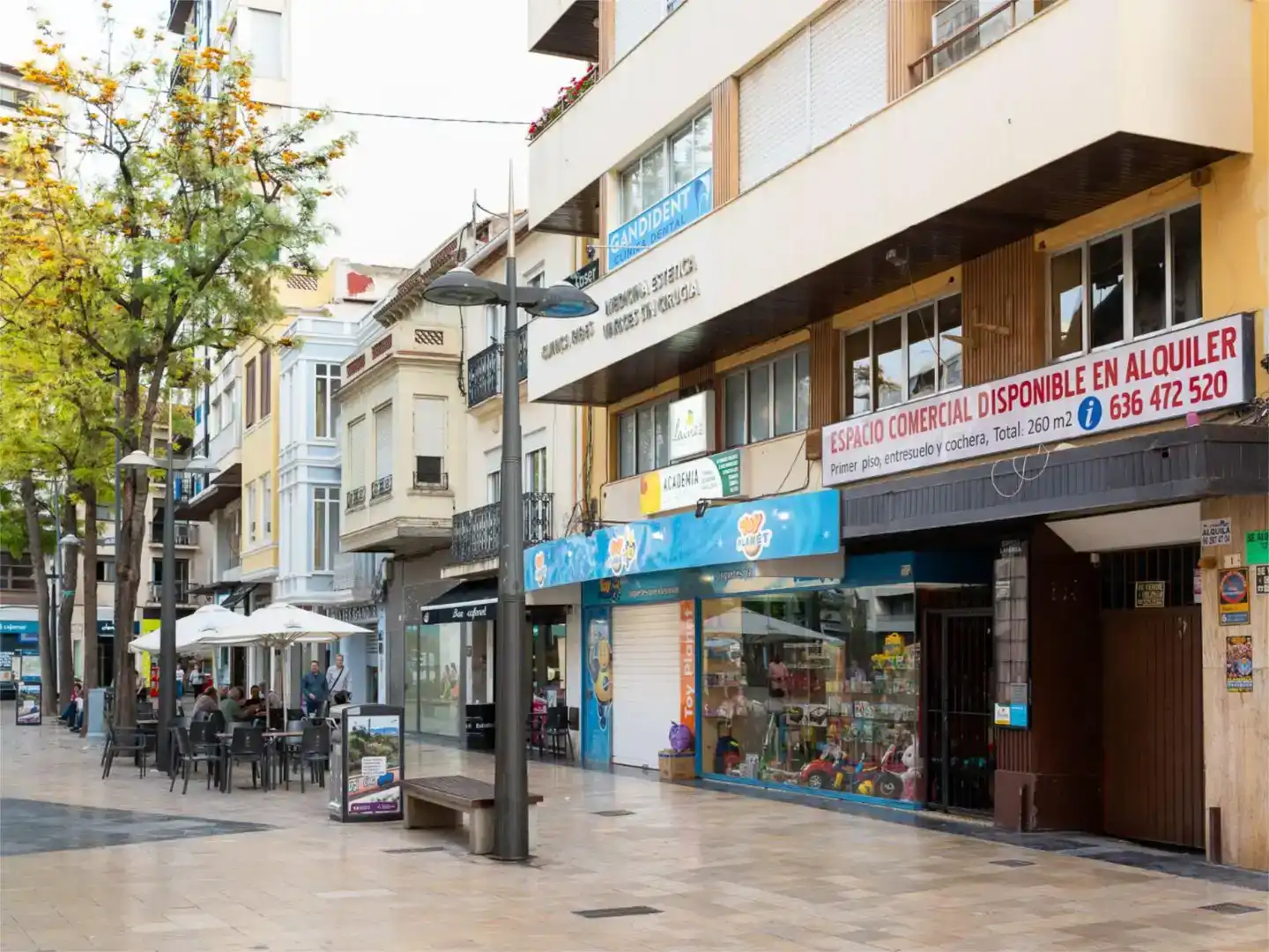 Exterior view of Commercial properties for rent in Gandia