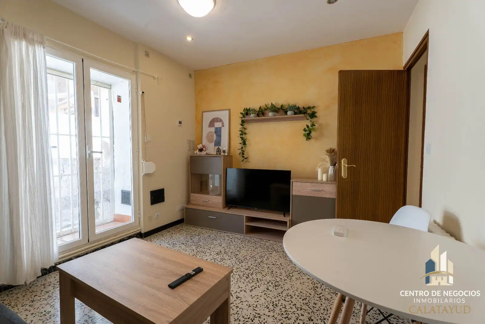 Sala de estar de Piso en venta en Ateca con Calefacción, Trastero y Amueblado