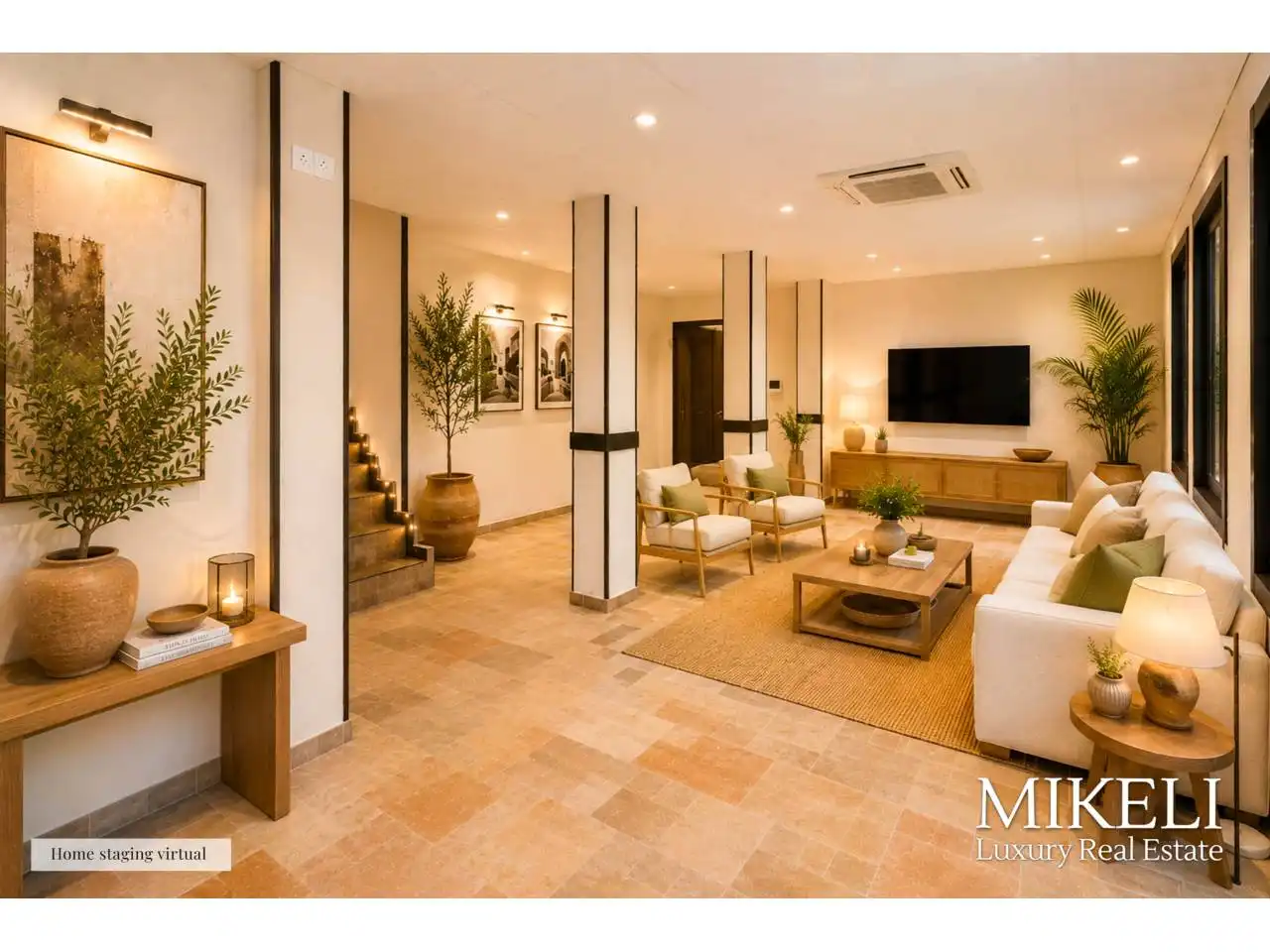 Sala de estar de Casa o chalet en venta en Santander con Aire acondicionado, Calefacción y Jardín privado