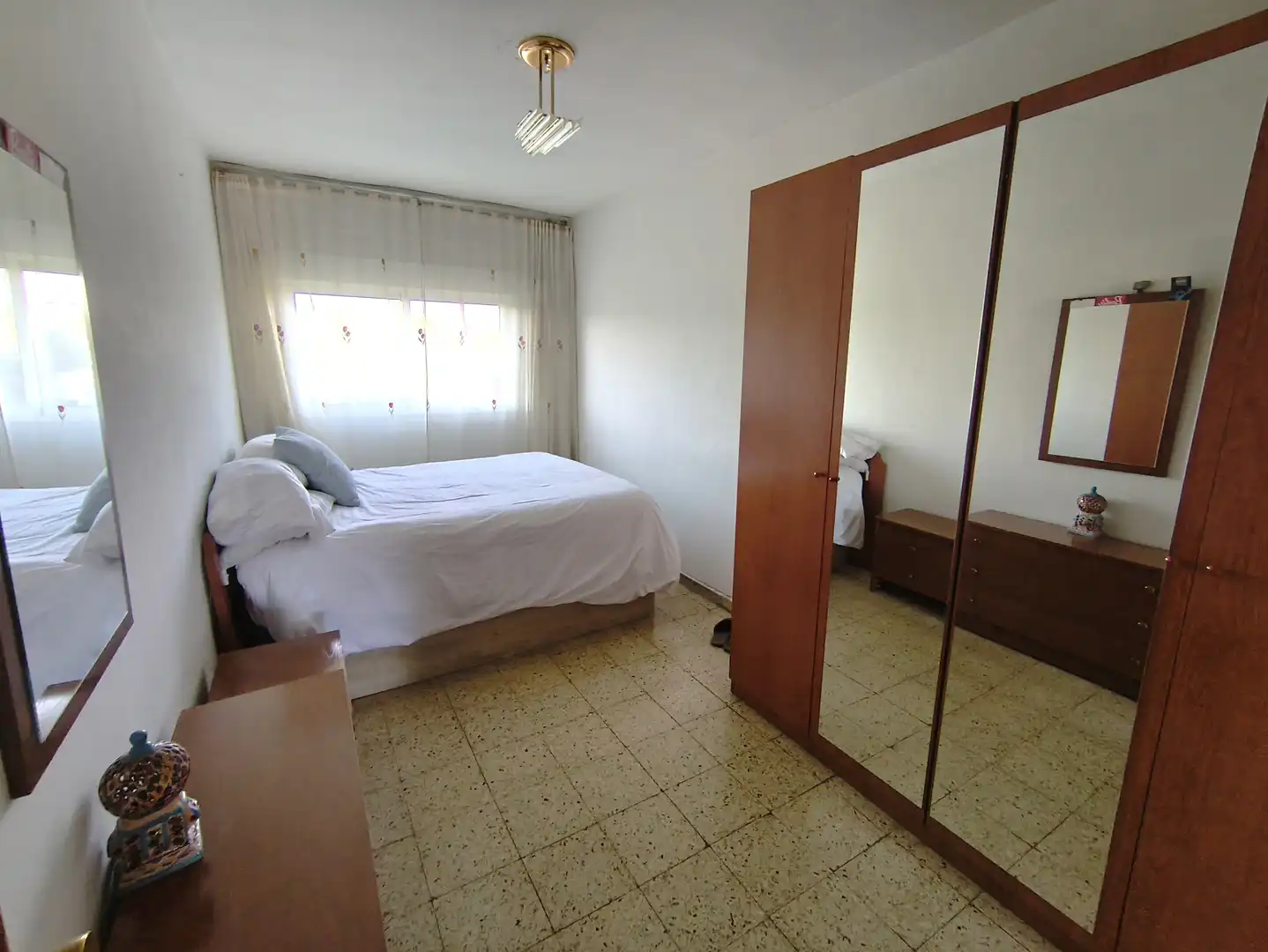 Bedroom of Flat for sale in Madrid  with Heating, Terrace and Furnished