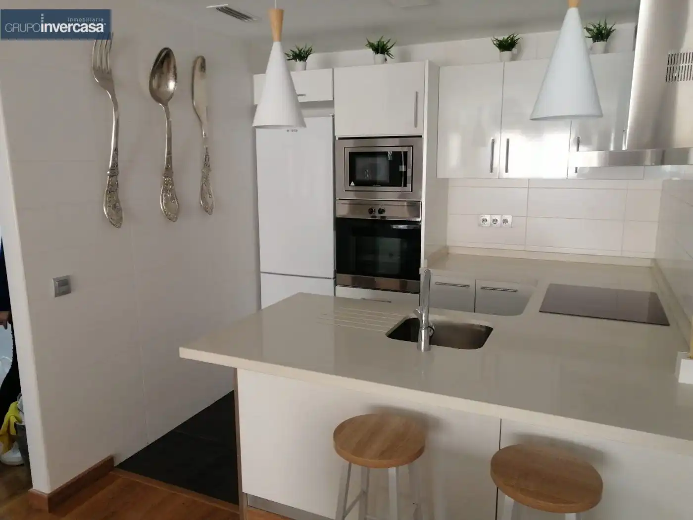 Küche von Wohnung zur Miete in Quart de Poblet mit Klimaanlage, Heizung und Möbliert