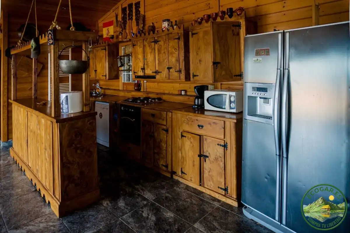 Cocina de Casa o chalet en venta en Villagatón con Aire acondicionado, Calefacción y Jardín privado