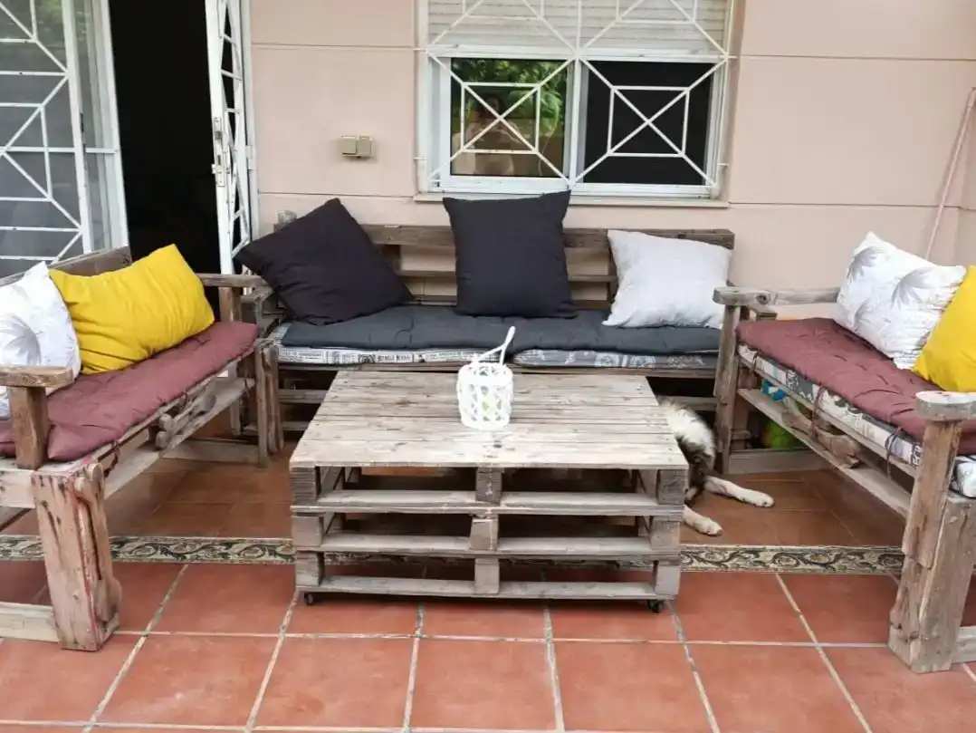 Terrace of Apartments for rent in Cartagena  with Air Conditioner, Swimming Pool and Furnished