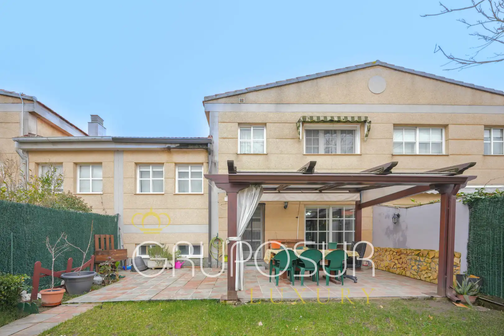 Jardín de Casa adosada en venta en Arroyo de la Encomienda con Calefacción, Jardín privado y Parquet