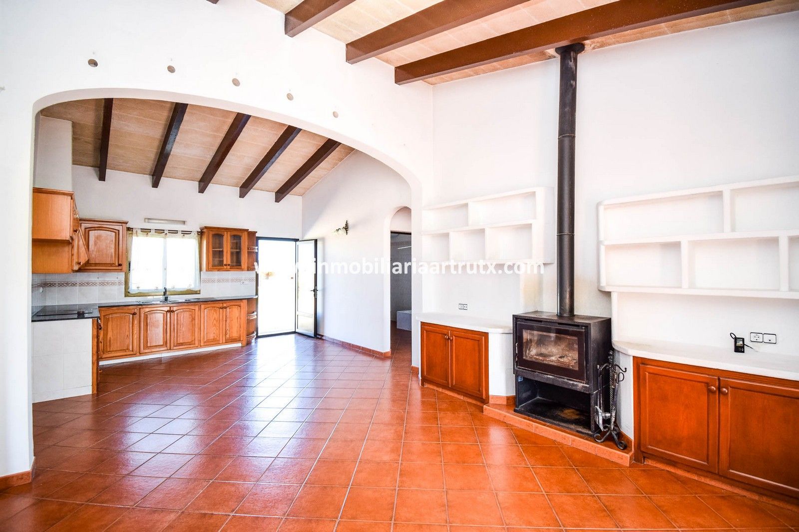 Sala d'estar de Finca rústica en venda en Ciutadella de Menorca amb Jardí privat, Terrassa i Traster