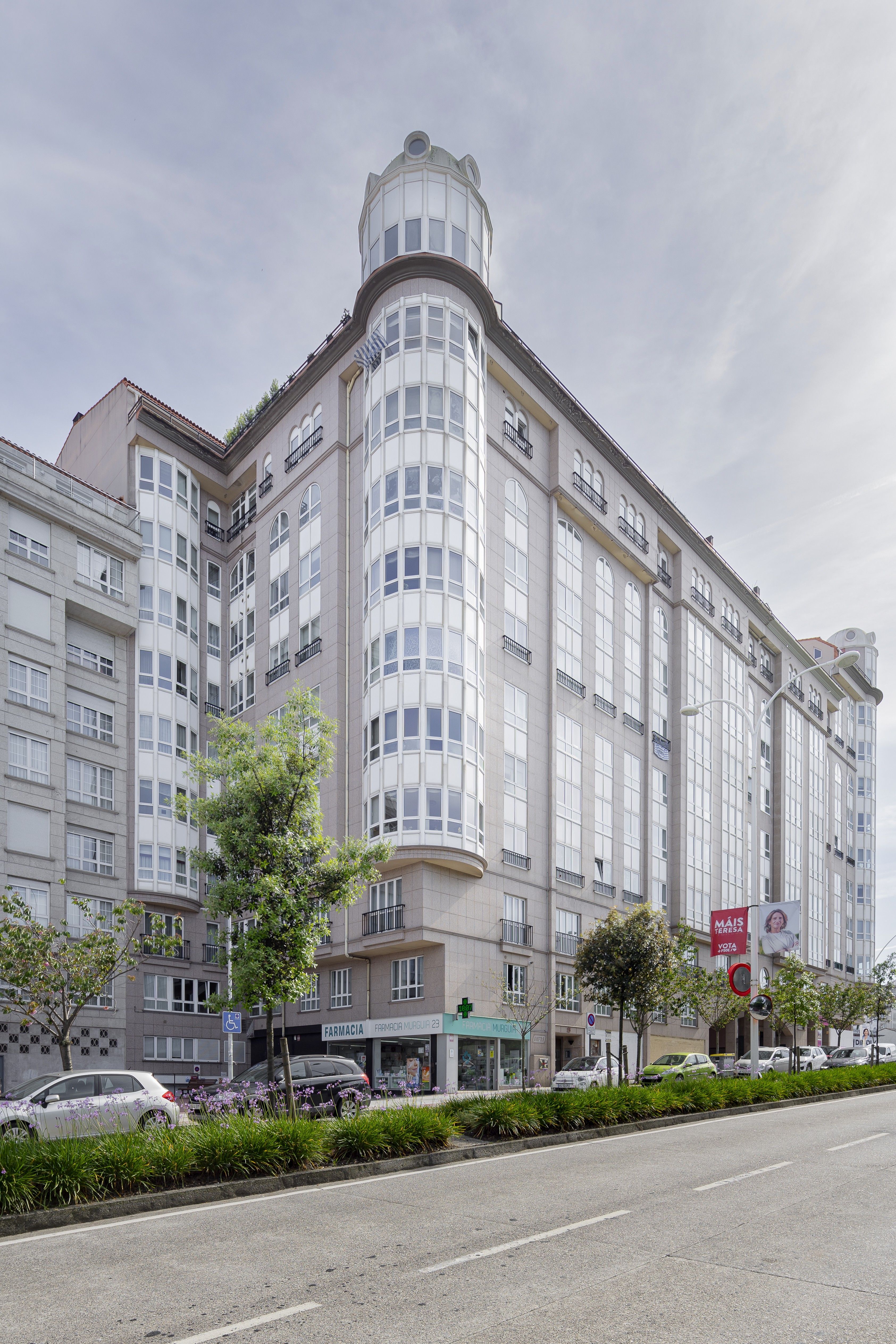 Exterior view of Attic for sale in A Coruña Capital   with Heating, Parquet flooring and Terrace