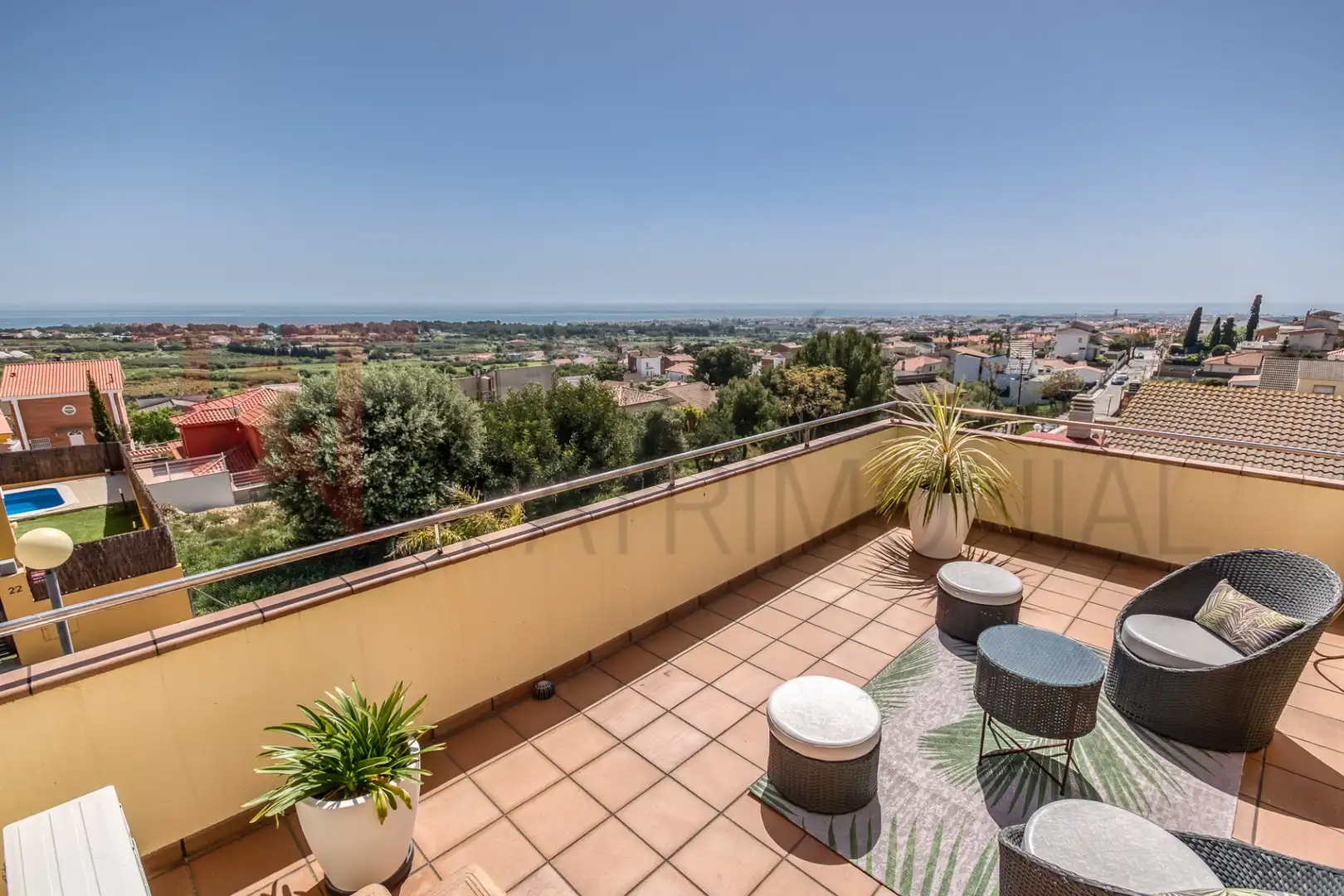 Terraza de Casa o chalet en venta en Vilanova i la Geltrú con Aire acondicionado, Calefacción y Terraza