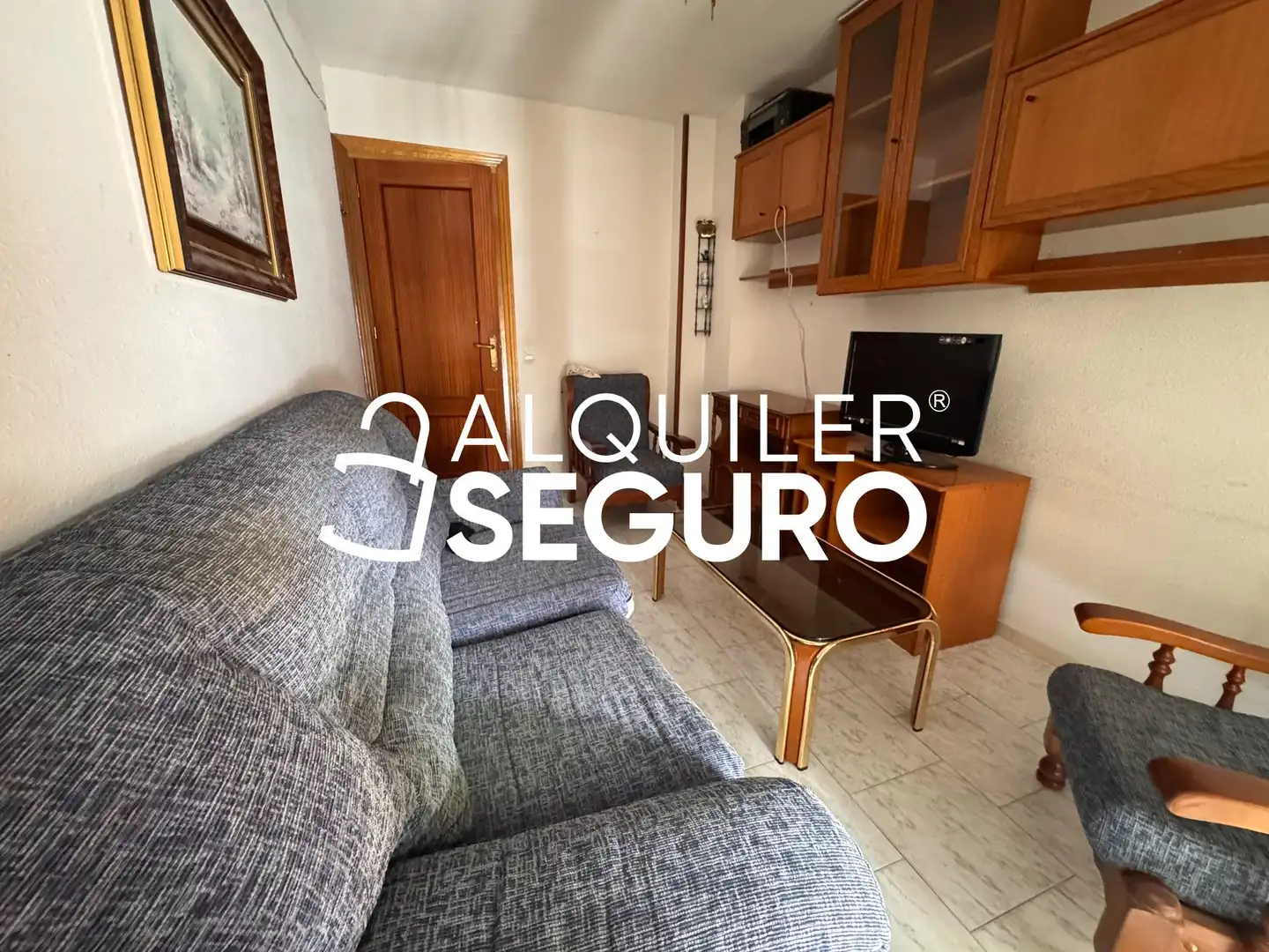 Living room of Flat for rent in Madrid  with Heating and Furnished