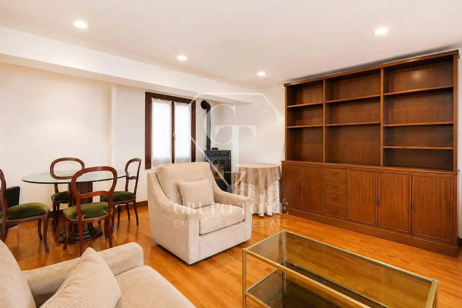 Living room of Flat for sale in Hernani  with Heating, Storage room and Furnished
