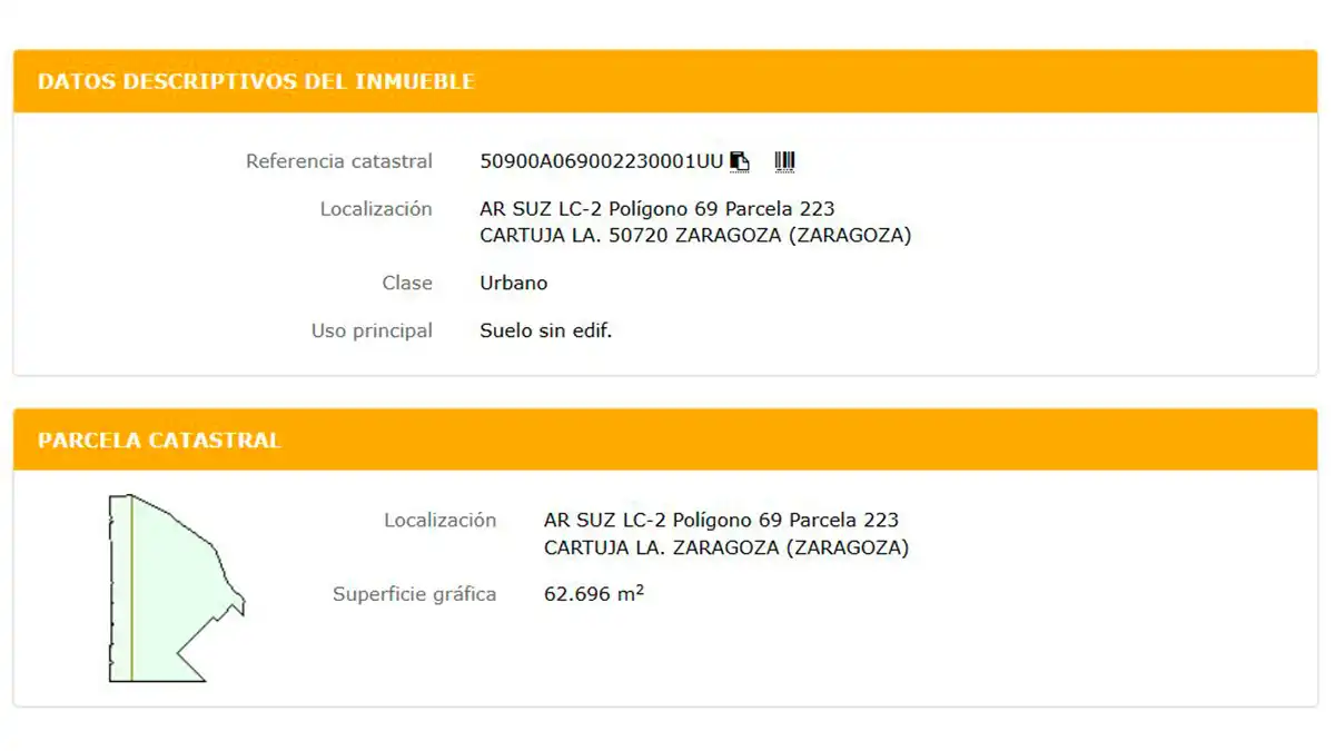 Terrenos y solares en venta en CARTUJA BAJA (ZARAGOZA), imagen 9