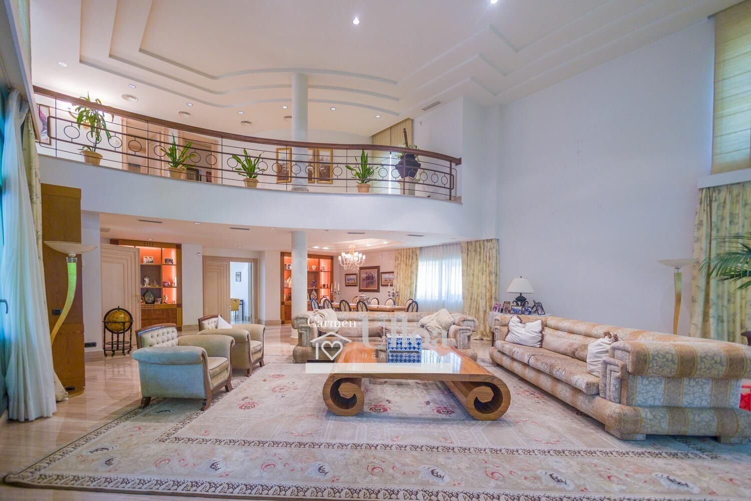 Sala d'estar de Casa o xalet en venda en Alicante / Alacant amb Aire condicionat, Calefacció i Jardí privat