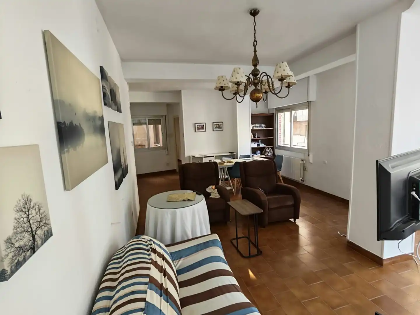 Living room of Flat for rent in Murcia  with Air Conditioner, Heating and Furnished