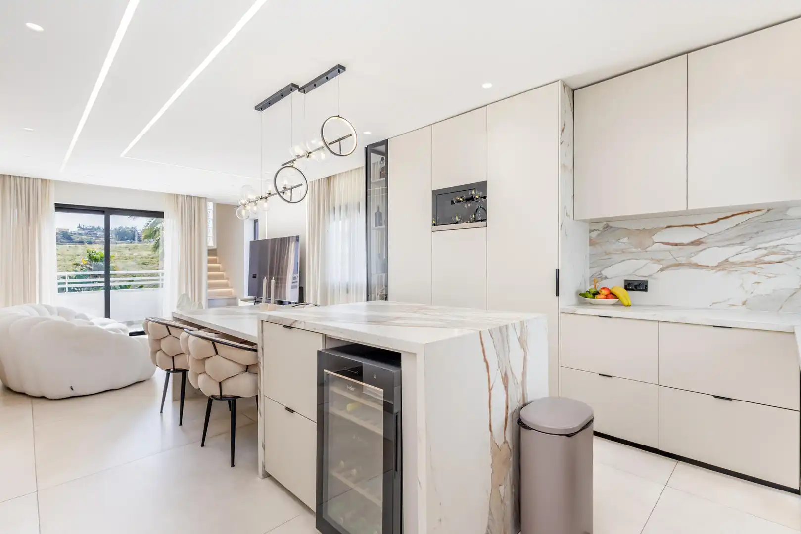 Cocina de Ático en venta en Mijas con Aire acondicionado, Calefacción y Jardín privado