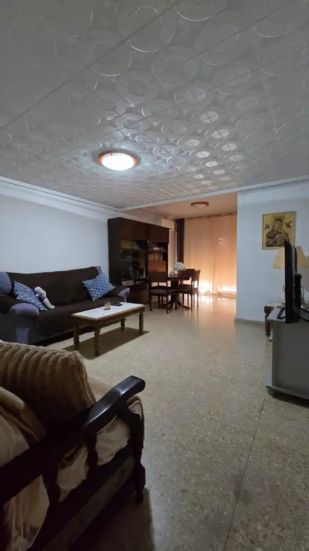 Living room of Flat for rent in Valencia  with Air Conditioner, Heating and Oven