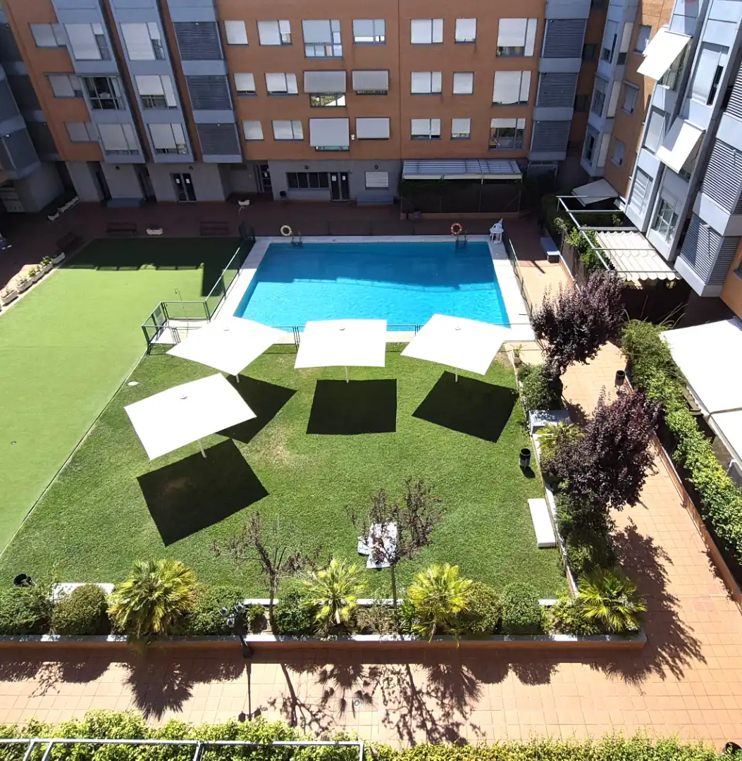 Swimming pool of Attic for rent in Madrid  with Terrace and Community pool