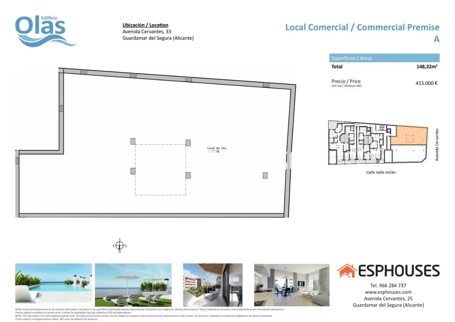 Local comercial en venta en Cervantes 33, imagen 4