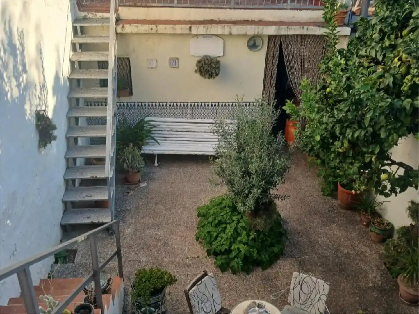 Terrasse von Wohnung zum Verkauf in Mataró mit Privatgarten