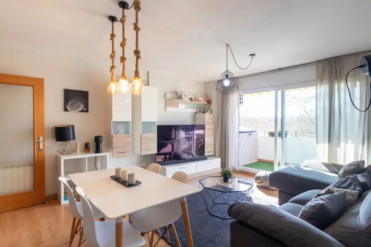 Sala de estar de Piso en venta en Terrassa con Calefacción y Balcón