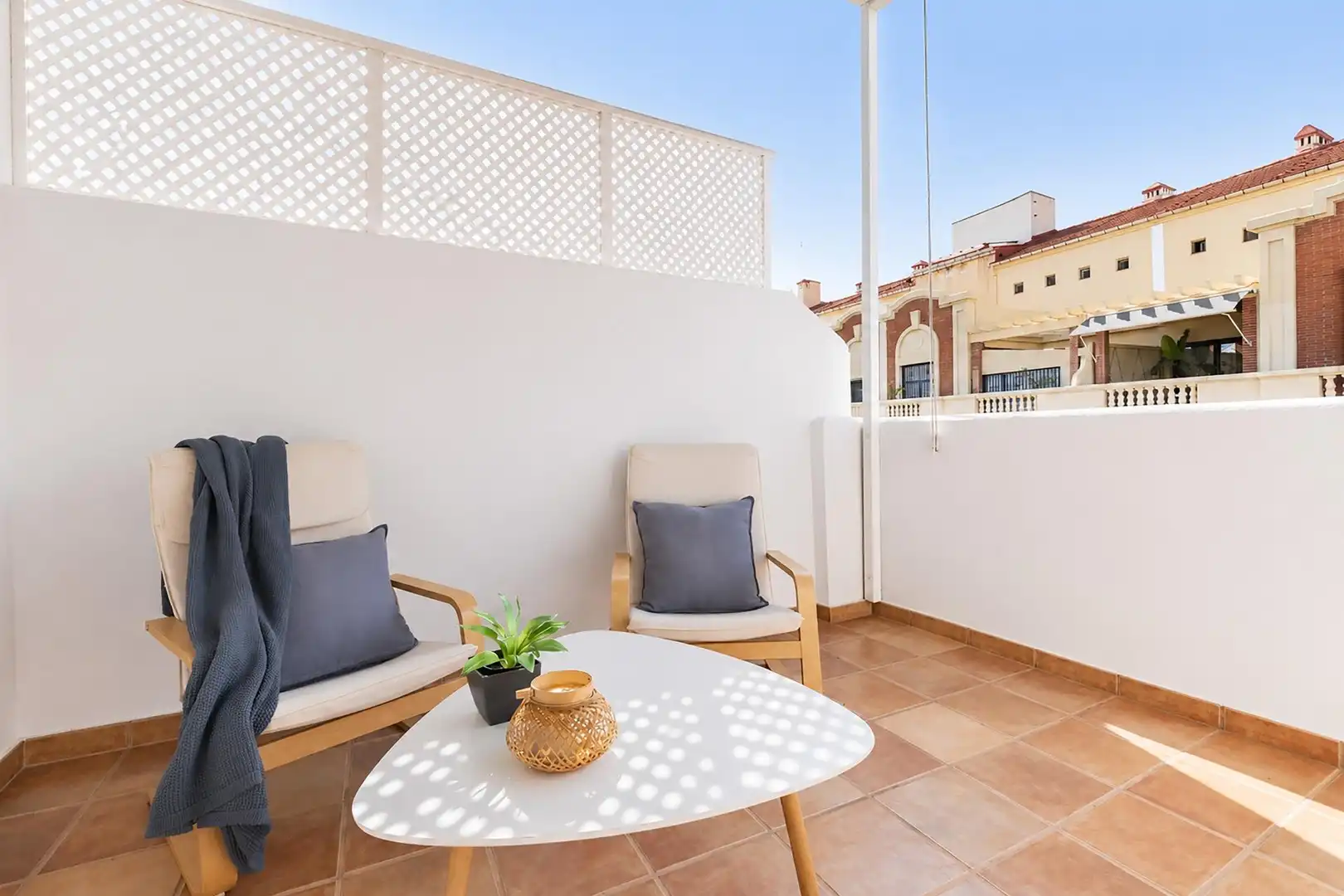 Terrace of Attic for sale in Valencia  with Private garden, Parquet flooring and Terrace