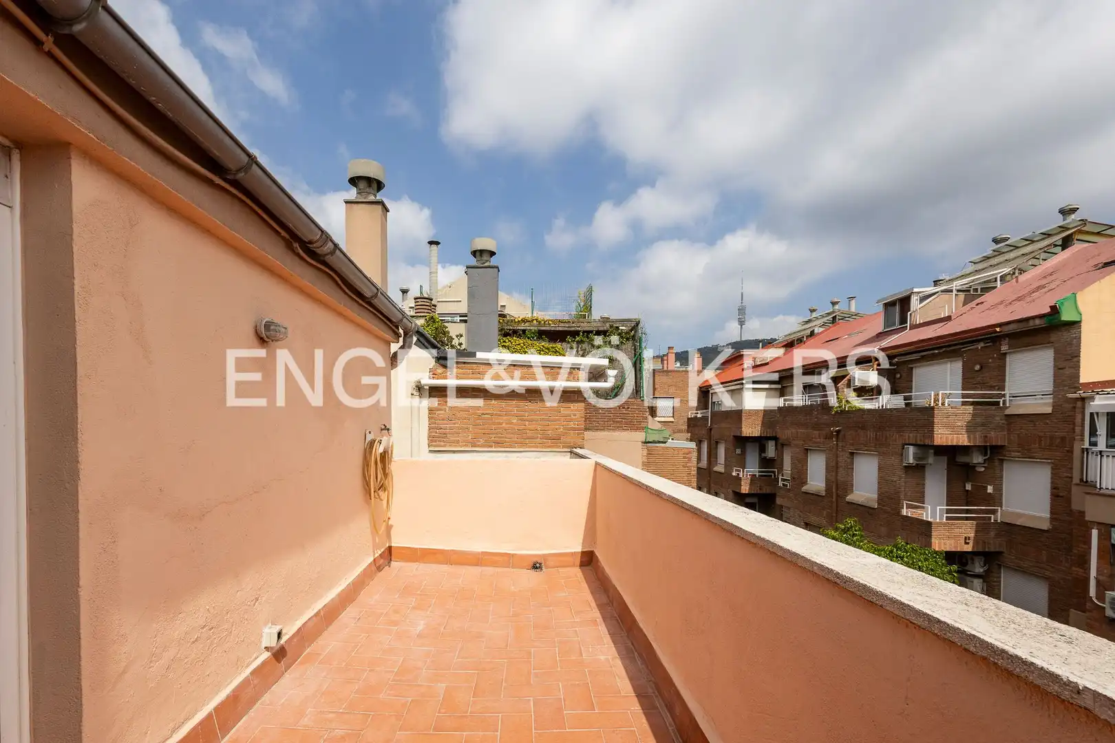Terraza de Ático de alquiler en Barcelona con Aire acondicionado, Calefacción y Parquet