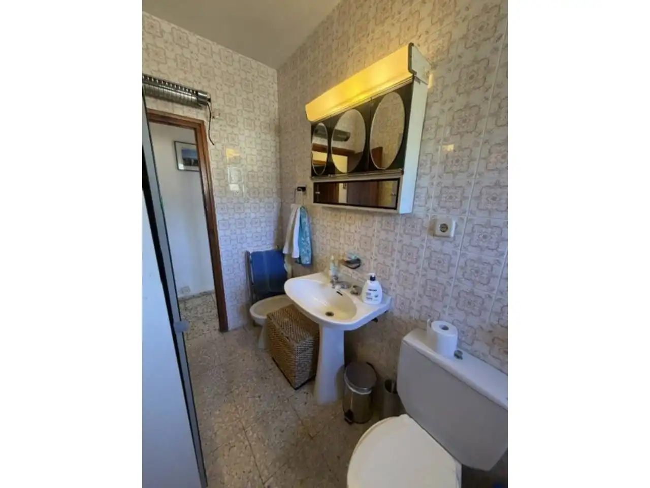 Bany de Casa o xalet en venda en Rascafría amb Jardí privat, Terrassa i Moblat