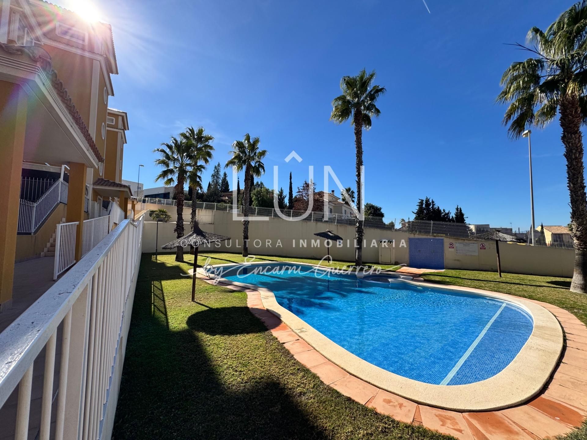 Swimming pool of Attic for sale in Molina de Segura  with Air Conditioner, Private garden and Terrace
