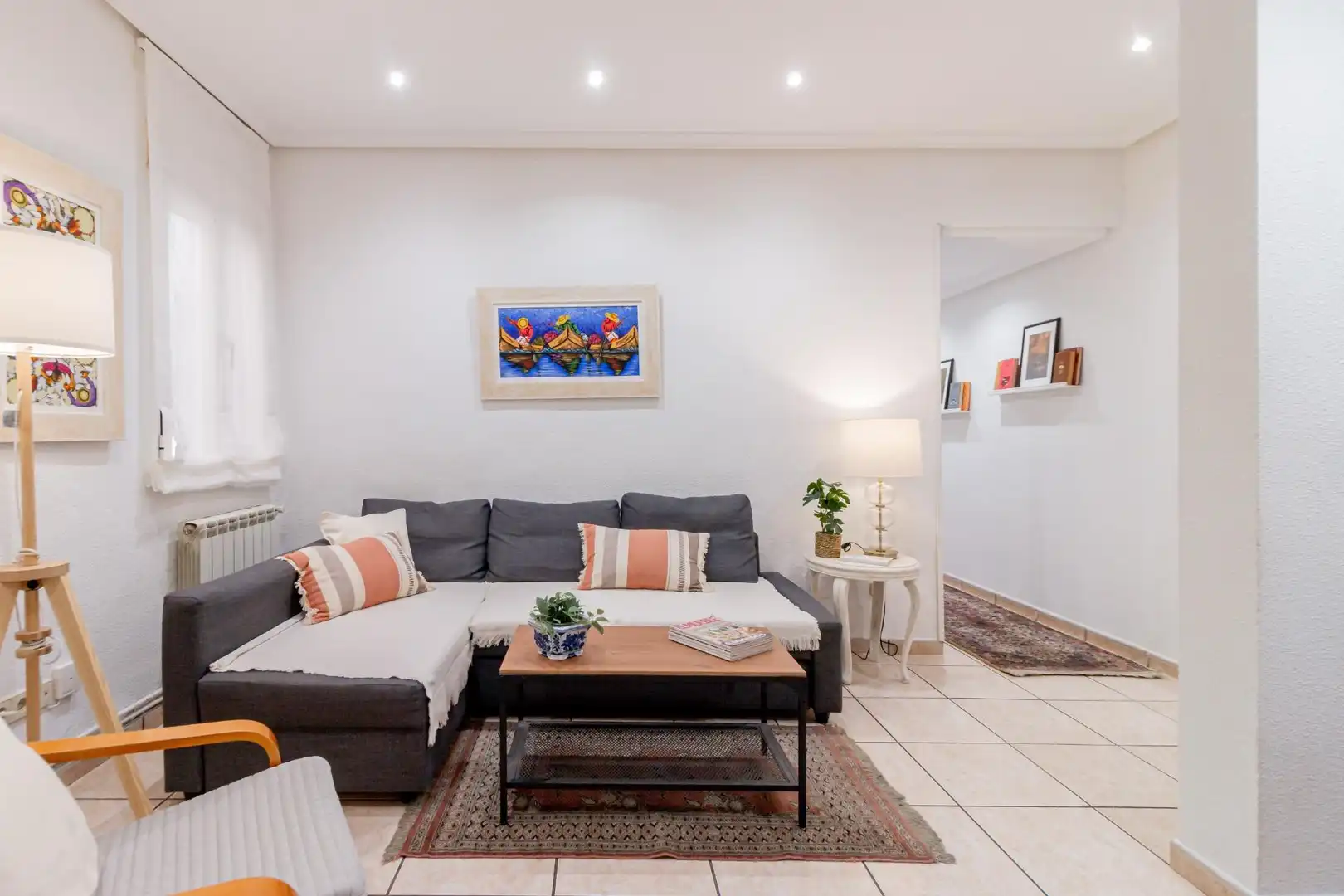 Living room of Flat for sale in Madrid  with Heating and Furnished