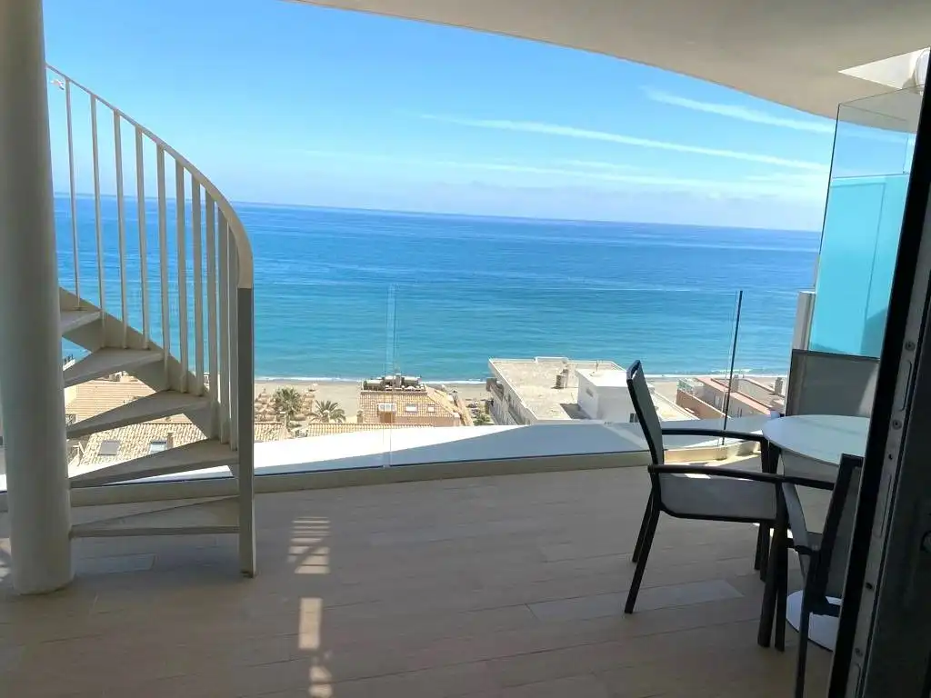 Balcony of Attic for sale in Benalmádena  with Air Conditioner, Heating and Storage room
