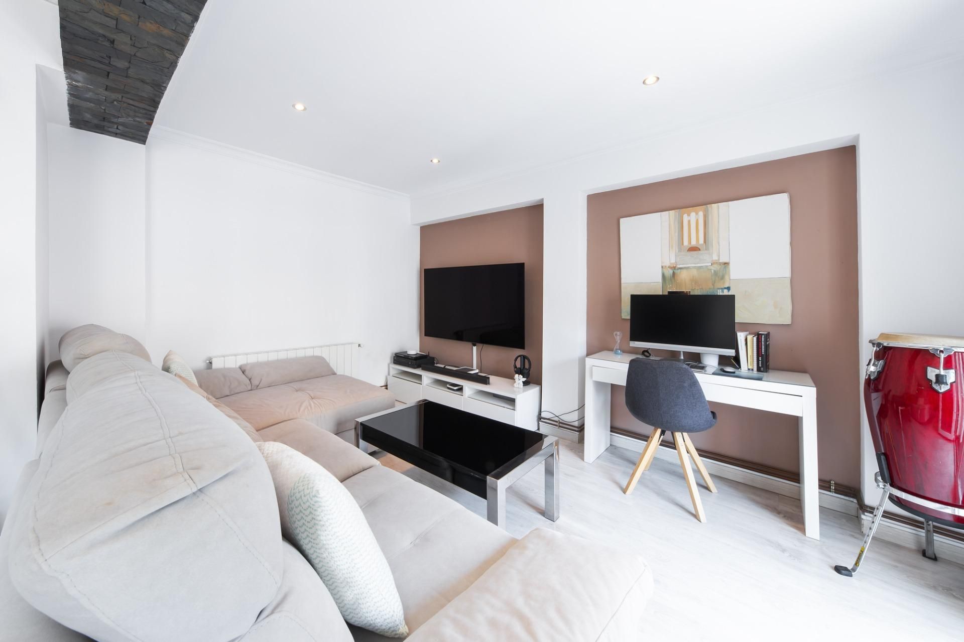 Sala d'estar de Pis en venda en  Palma de Mallorca amb Parquet