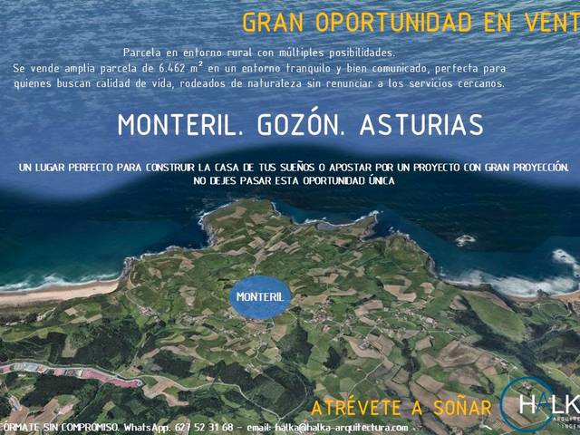 Terreno residencial en Venta en Camín del Reguerín, 49 en Verdicio - Bañugues - Cabo Peña