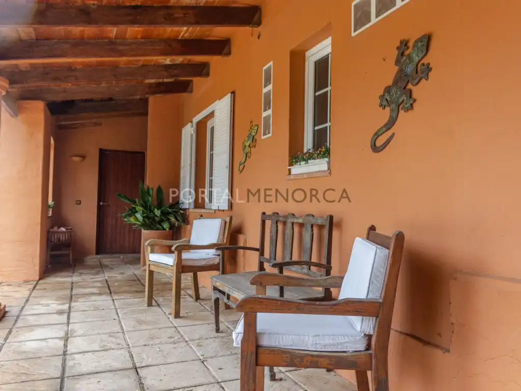 Terraza de Finca rústica en venta en Maó - Mahón con Aire acondicionado, Jardín privado y Terraza