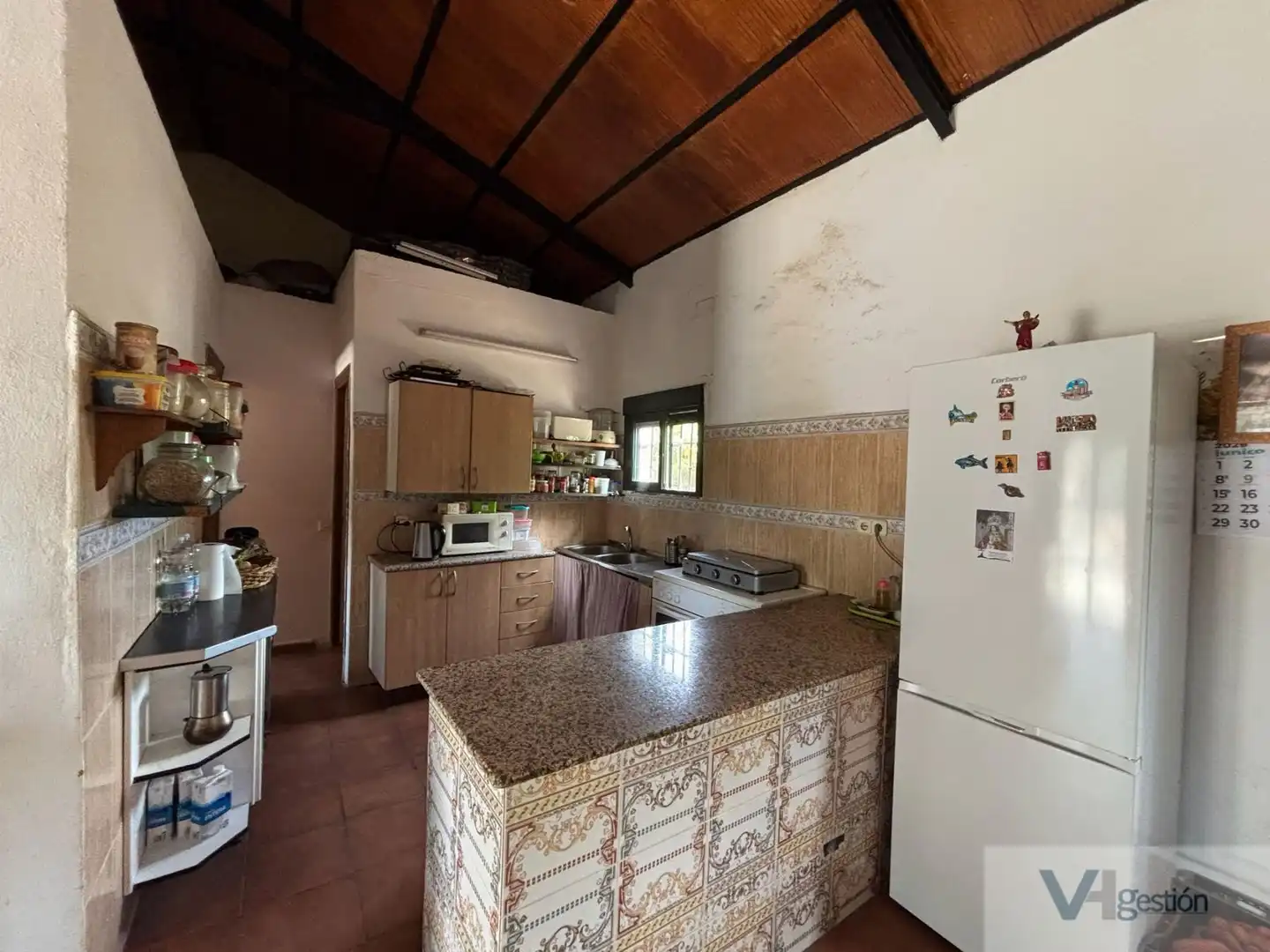 Küche von Country house zum Verkauf in Villamartín mit Schwimmbad
